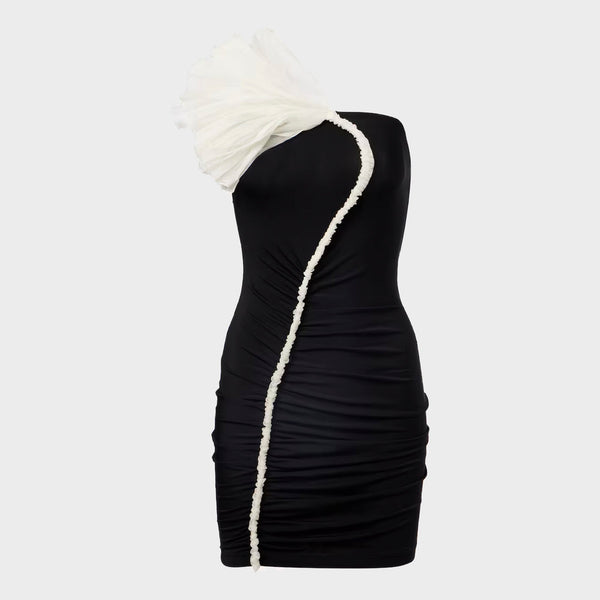 Tシャツ・カットソー NENSI DOJAKA Women Tops NDSS25TOP080 WHITE Nensi Dojaka Asymmetric Midi-Dress | Saks Fifth Avenue