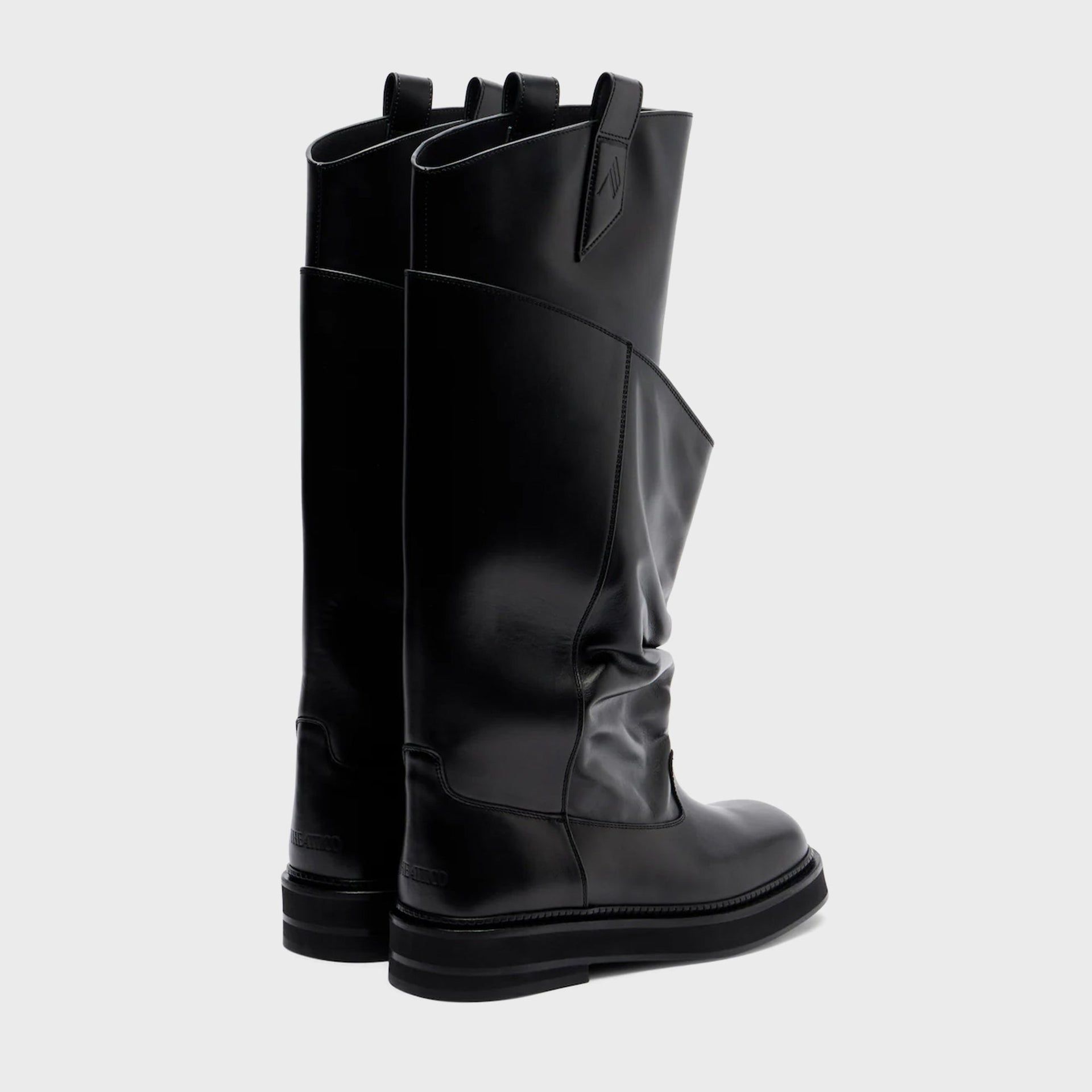 The Attico Passeggiata Combat Boot - Black