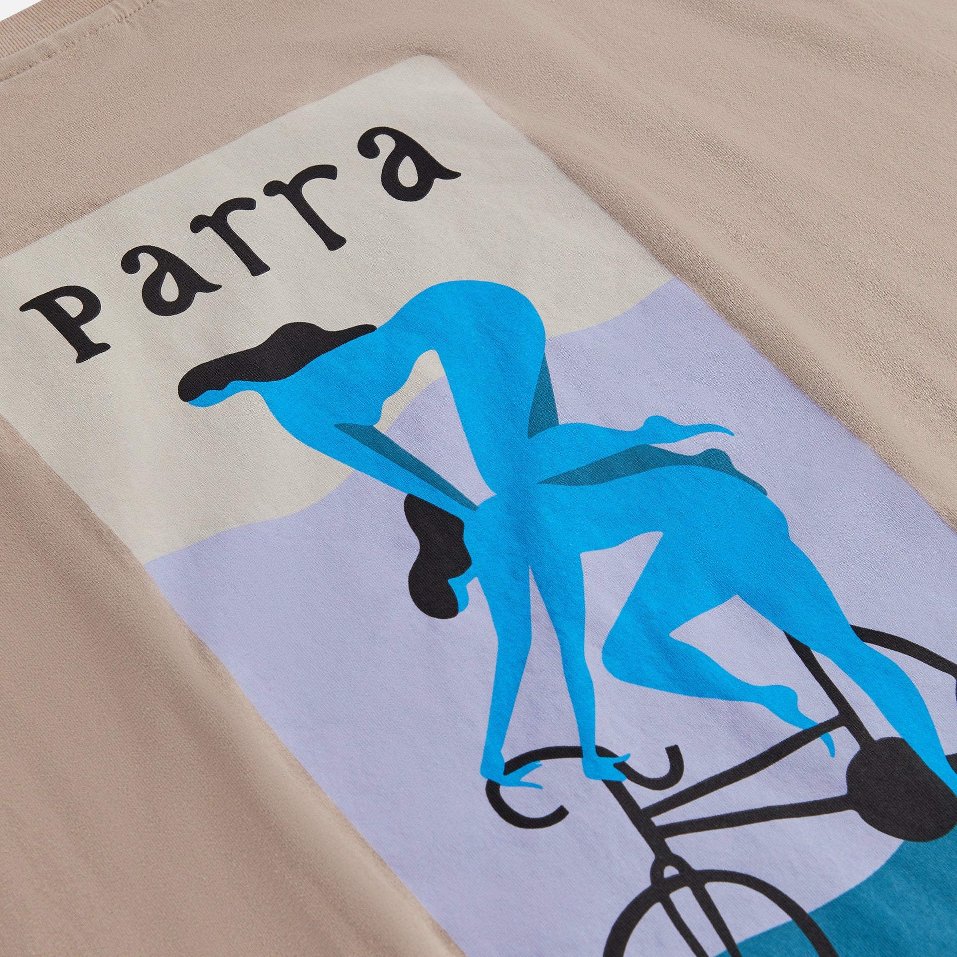 by Parra Spirits of the Beach Tee - Mushroom Brown