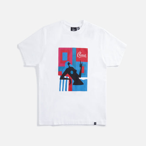 by Parra Hot Springs Tee - White