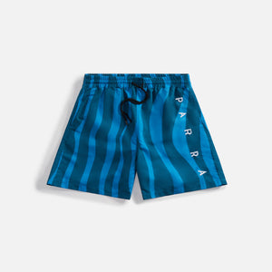 by Parra Aqua Weed Waves Swim Shorts - Greek Blue