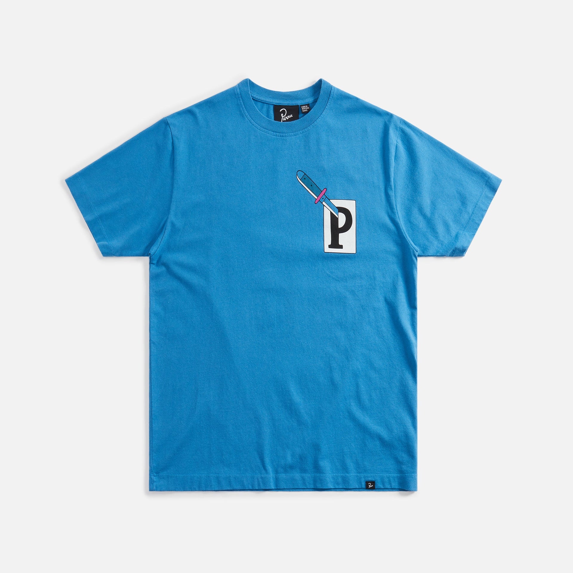 by Parra Fucking Fork Tee - Slate blue