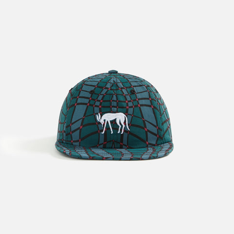 by Parra Squared Waves Pattern 6 Panel Hat - Multi