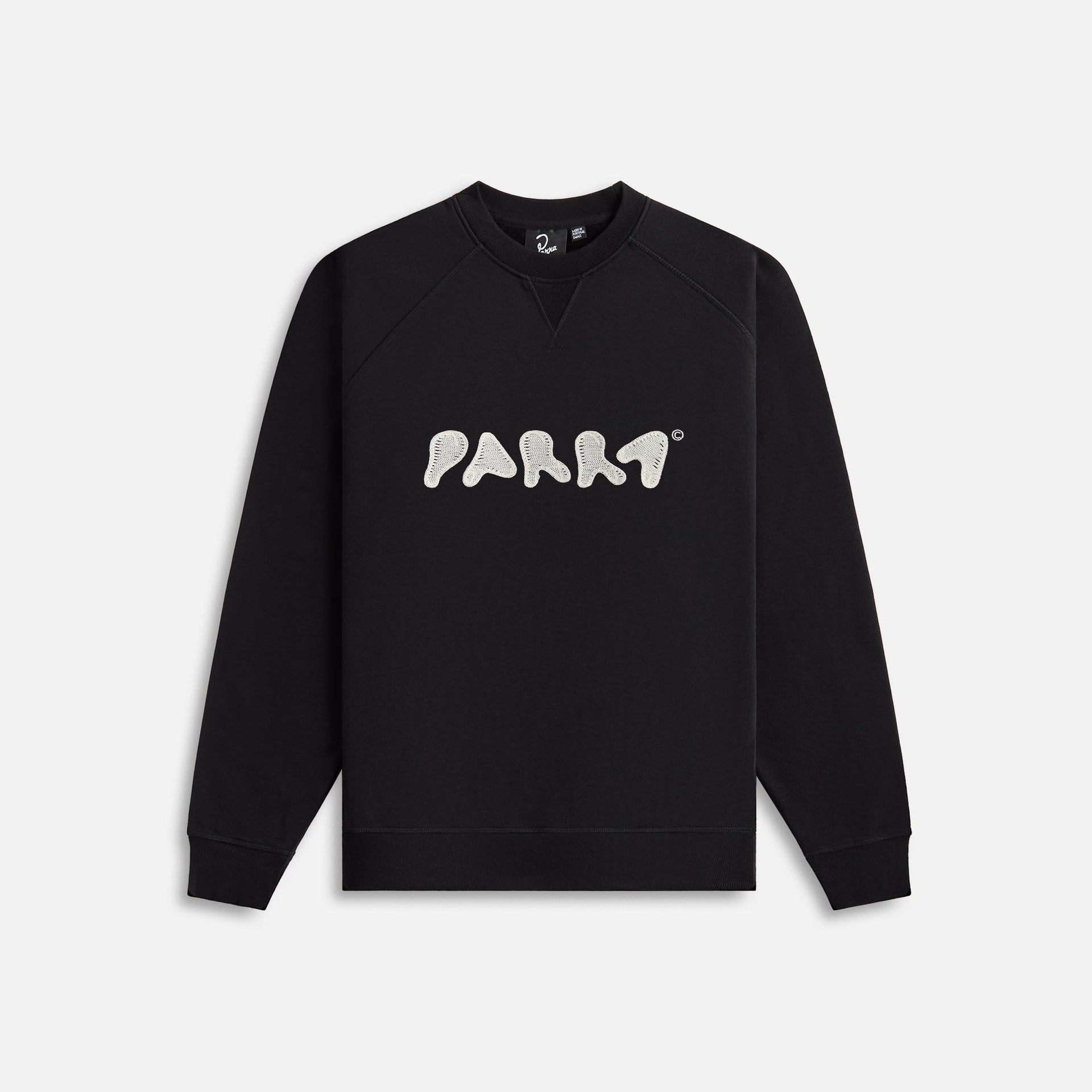 by Parra Blob Logo Crew Neck Sweatshirt - Washed Black