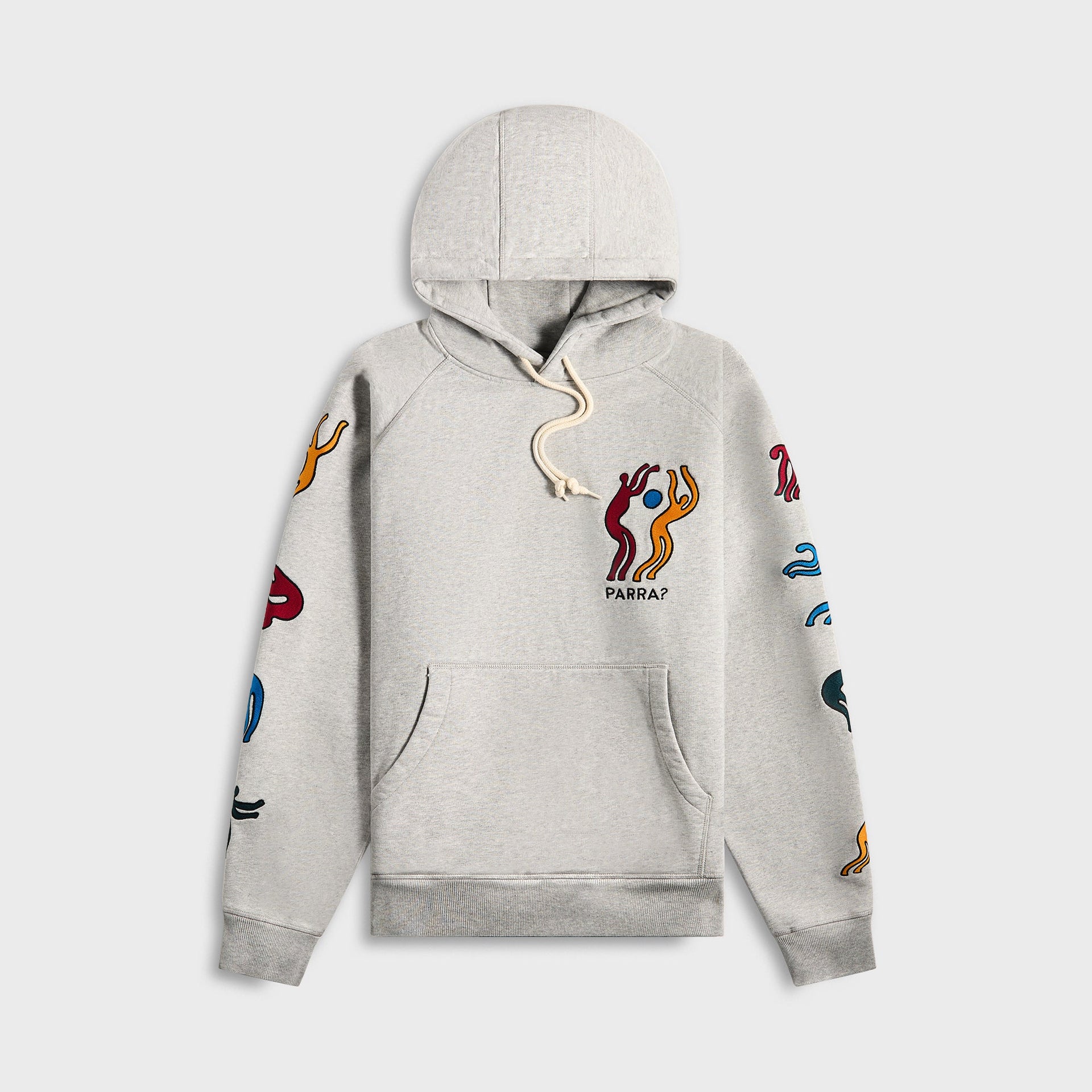 by Parra La Chambre Nuit Hooded Sweatshirt - Heather Grey