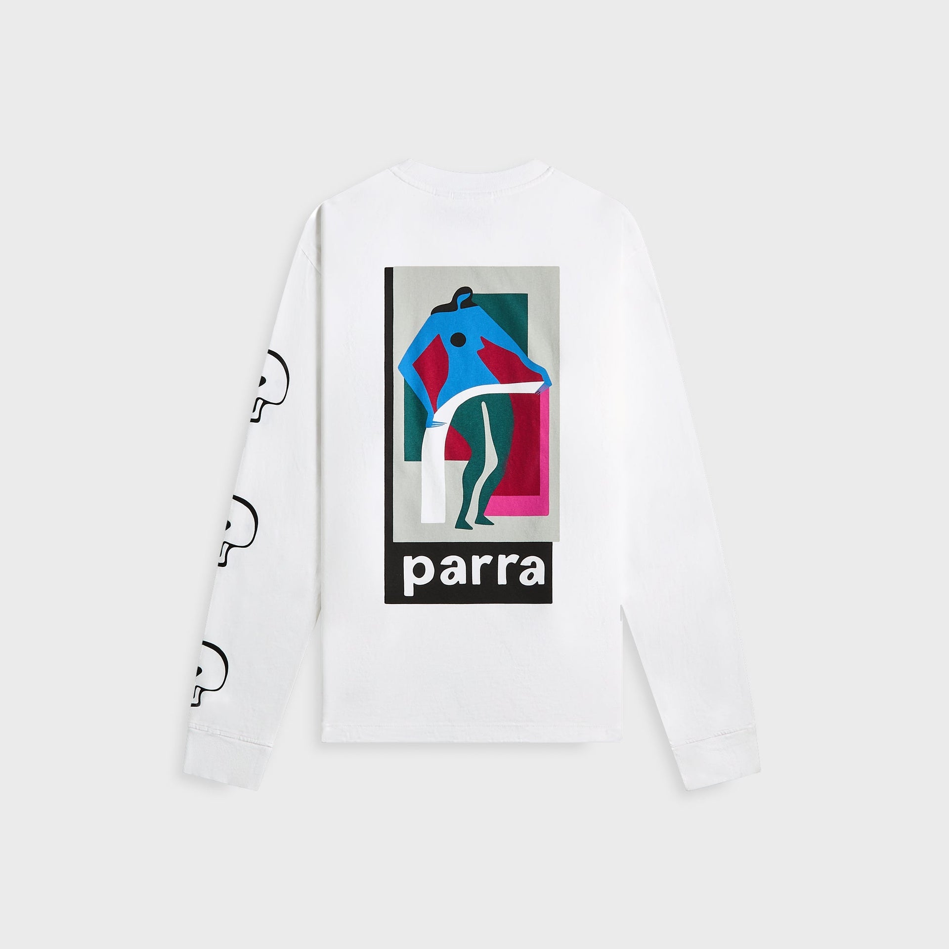 by Parra Lowering The Bar Long Sleeve Tee - White