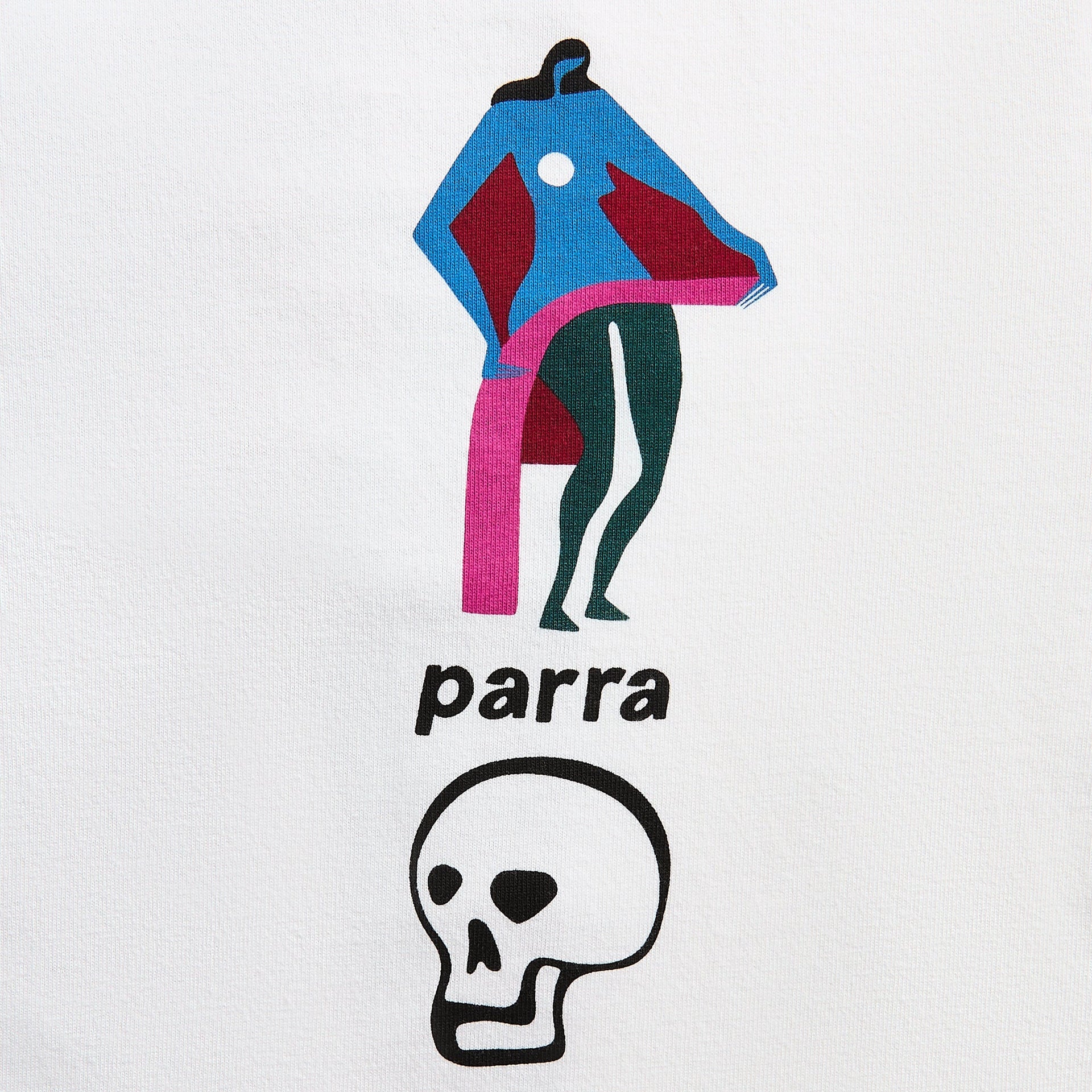 by Parra Lowering The Bar Long Sleeve Tee - White
