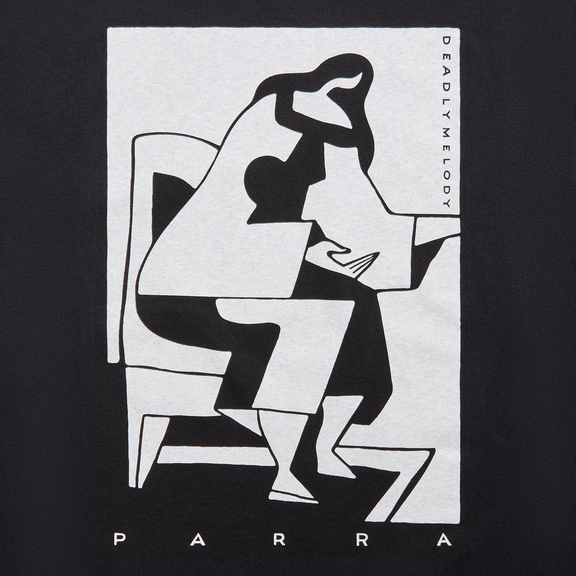 by Parra The Confession Tee - Washed Black