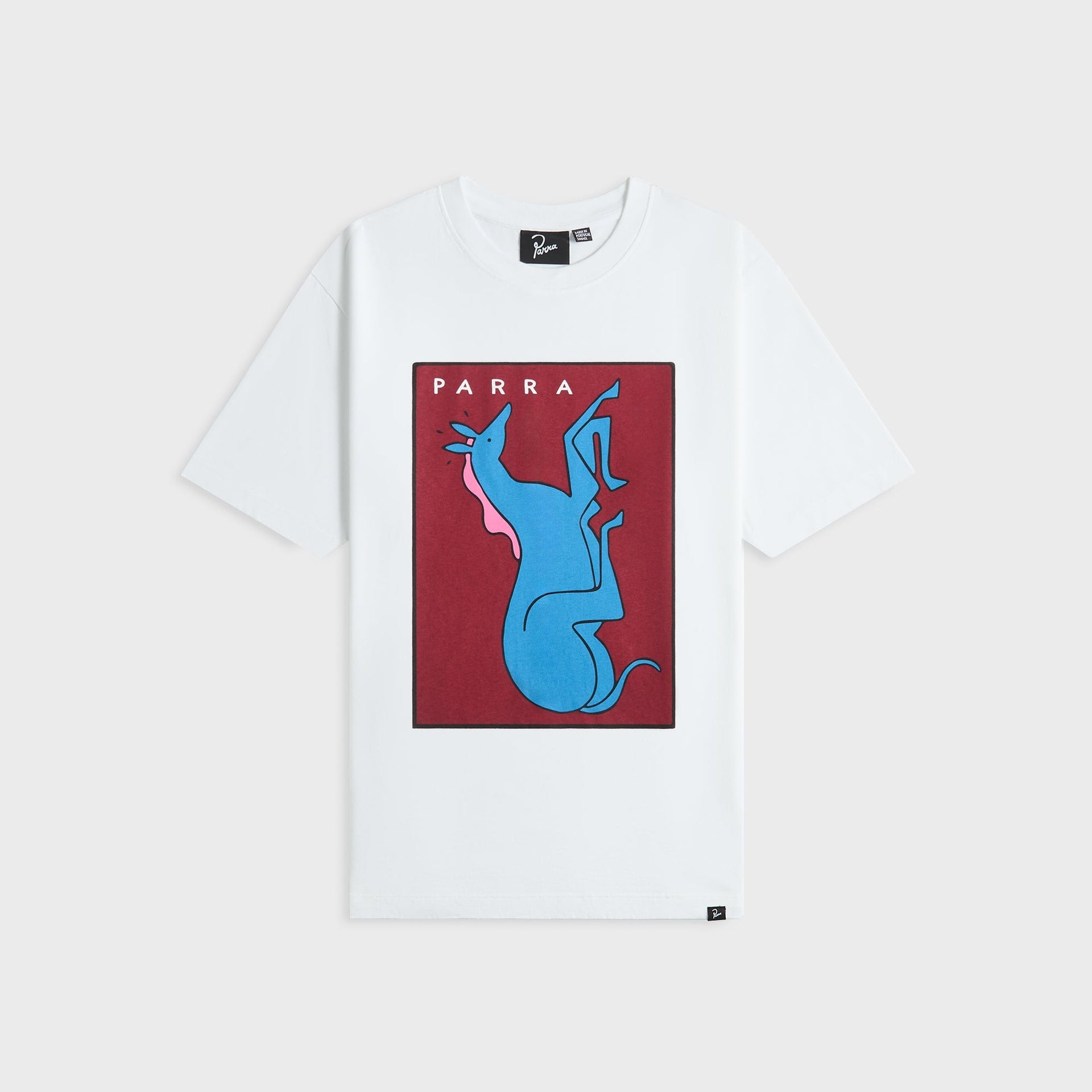 by Parra Vertical Horse Tee - White