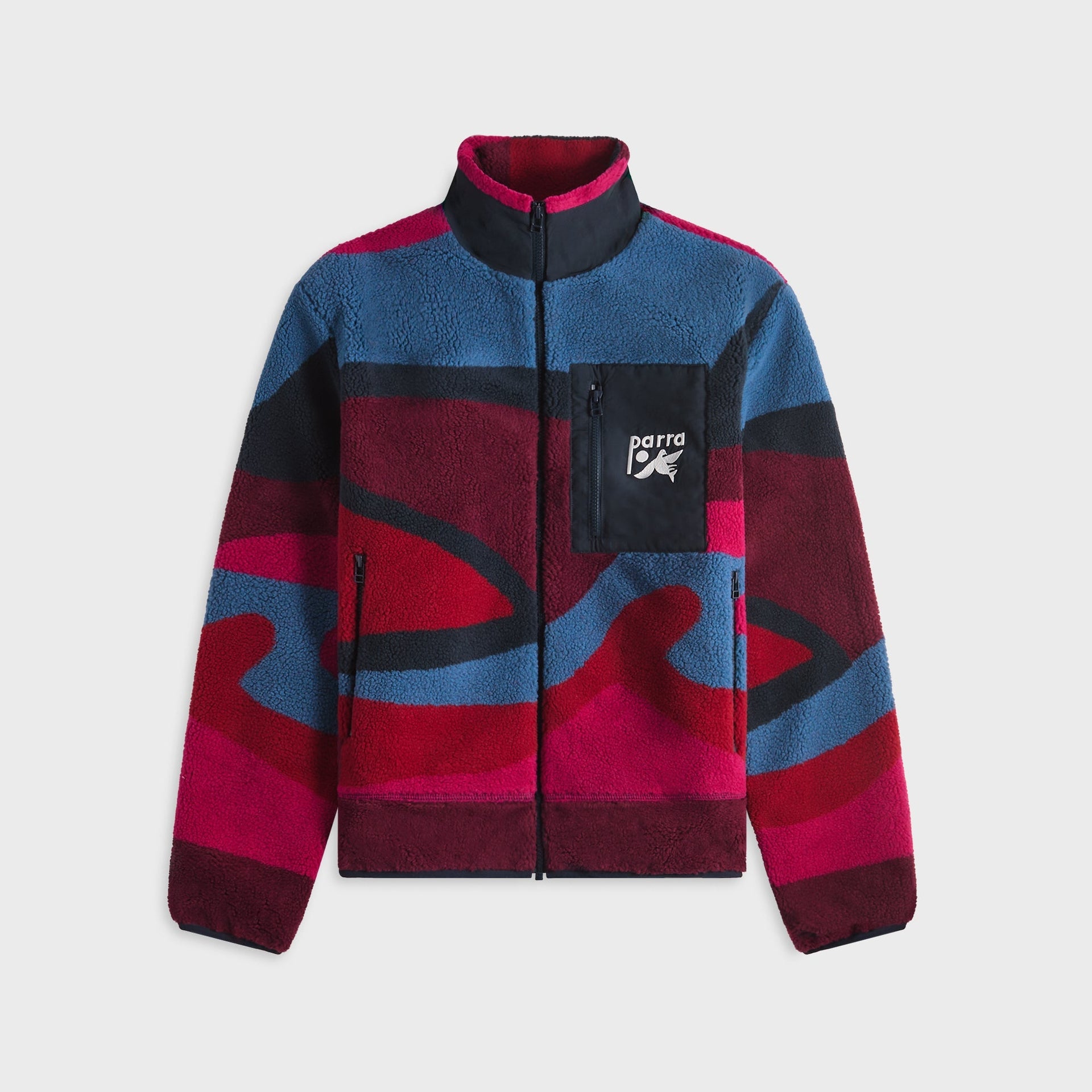 by Parra Full FTP Booster Polar Fleece Jacket - Red