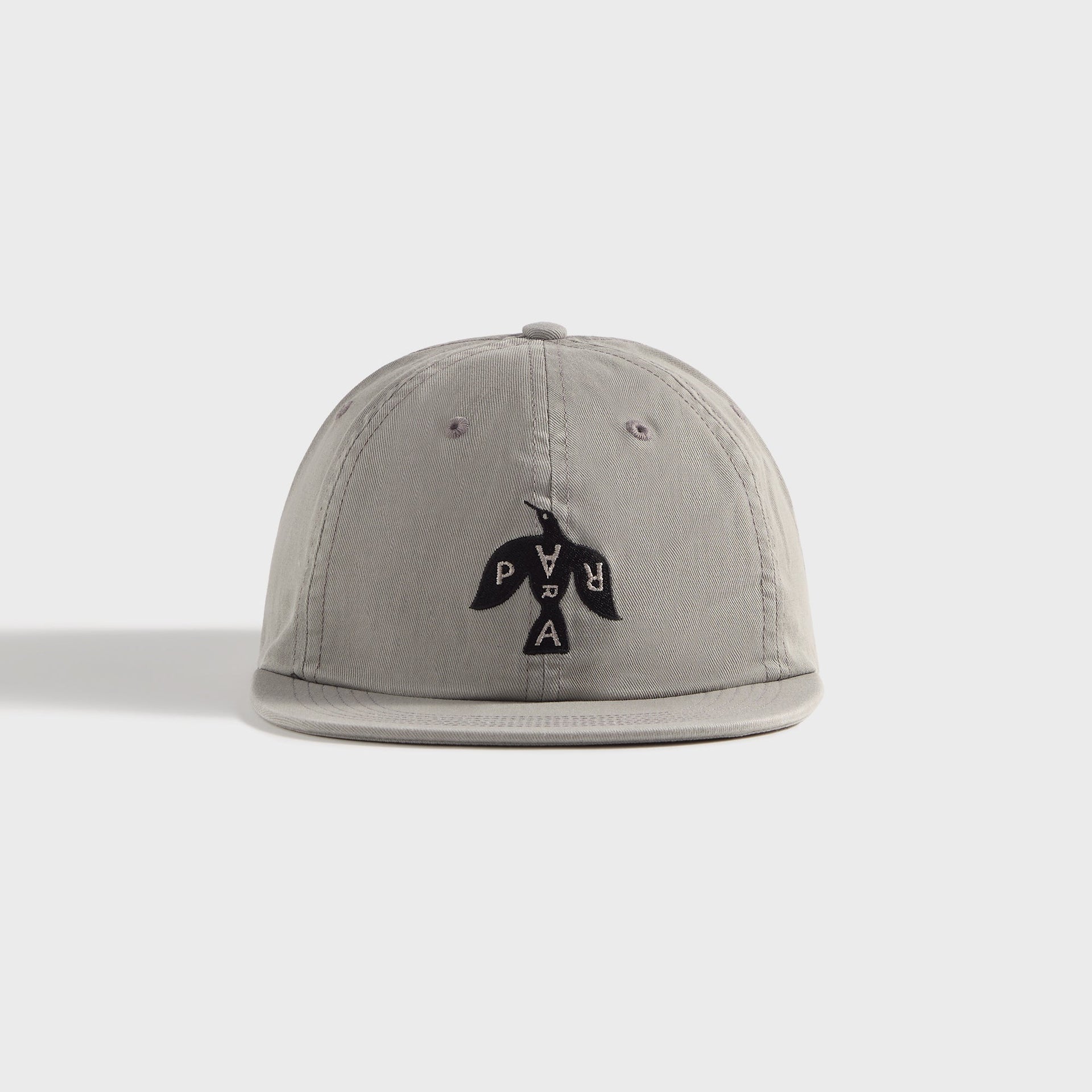 by Parra Crow Logo 6 Panel Cap - Grey