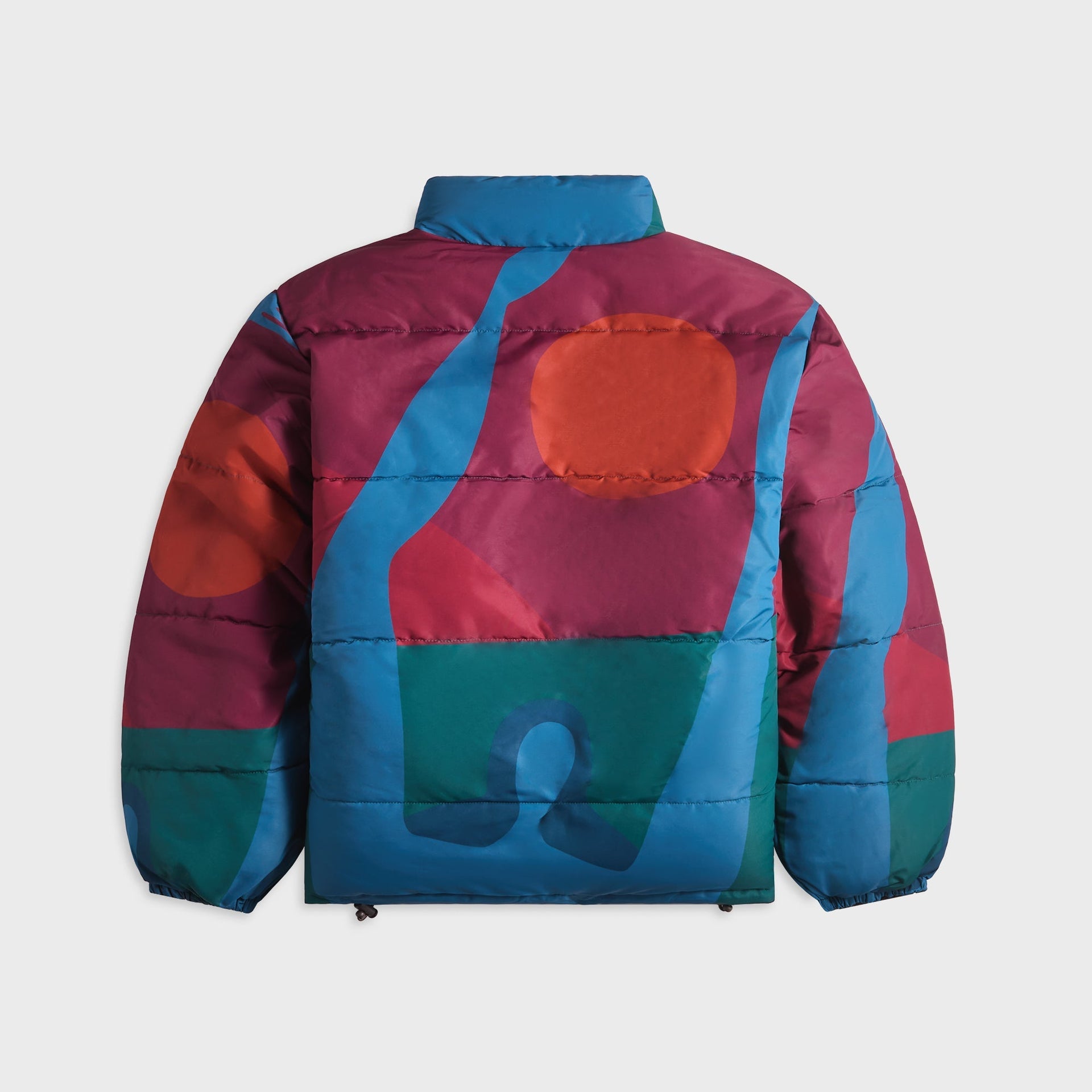 by Parra Protect The Sun Reversible Puffer Jacket - Brown
