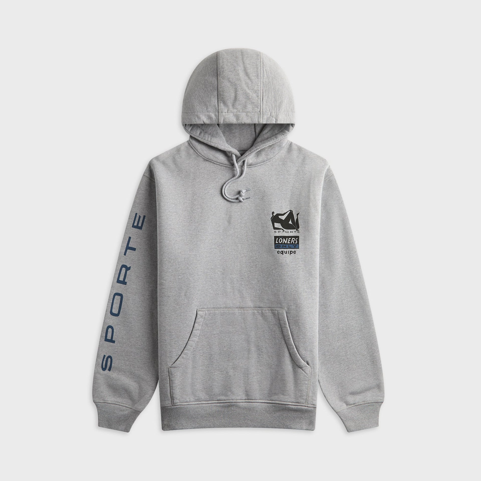 by Parra Sporte Hooded Sweatshirt - Heather Grey