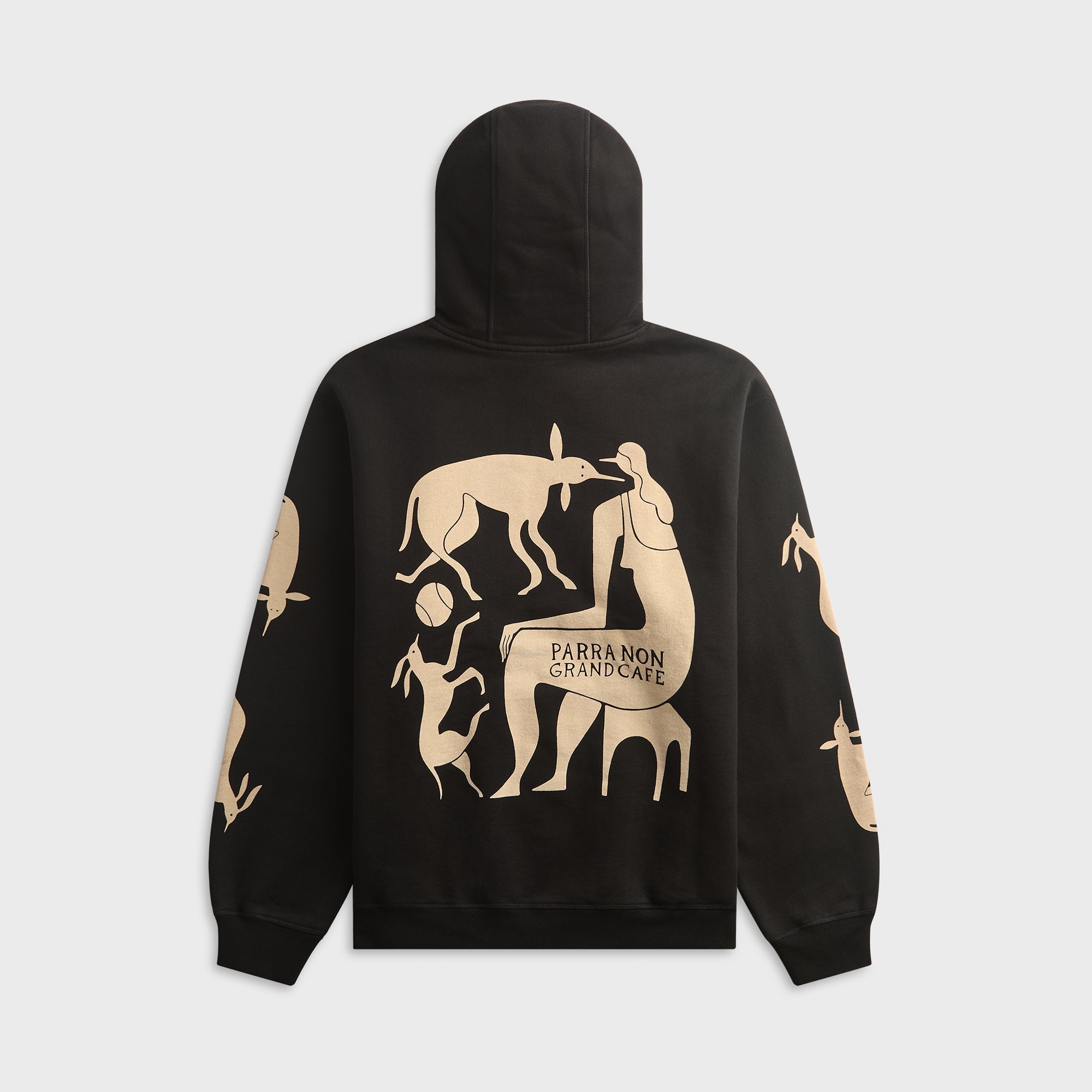by Parra Non Grand Cafe Hooded Sweatshirt - Black – Kith Europe