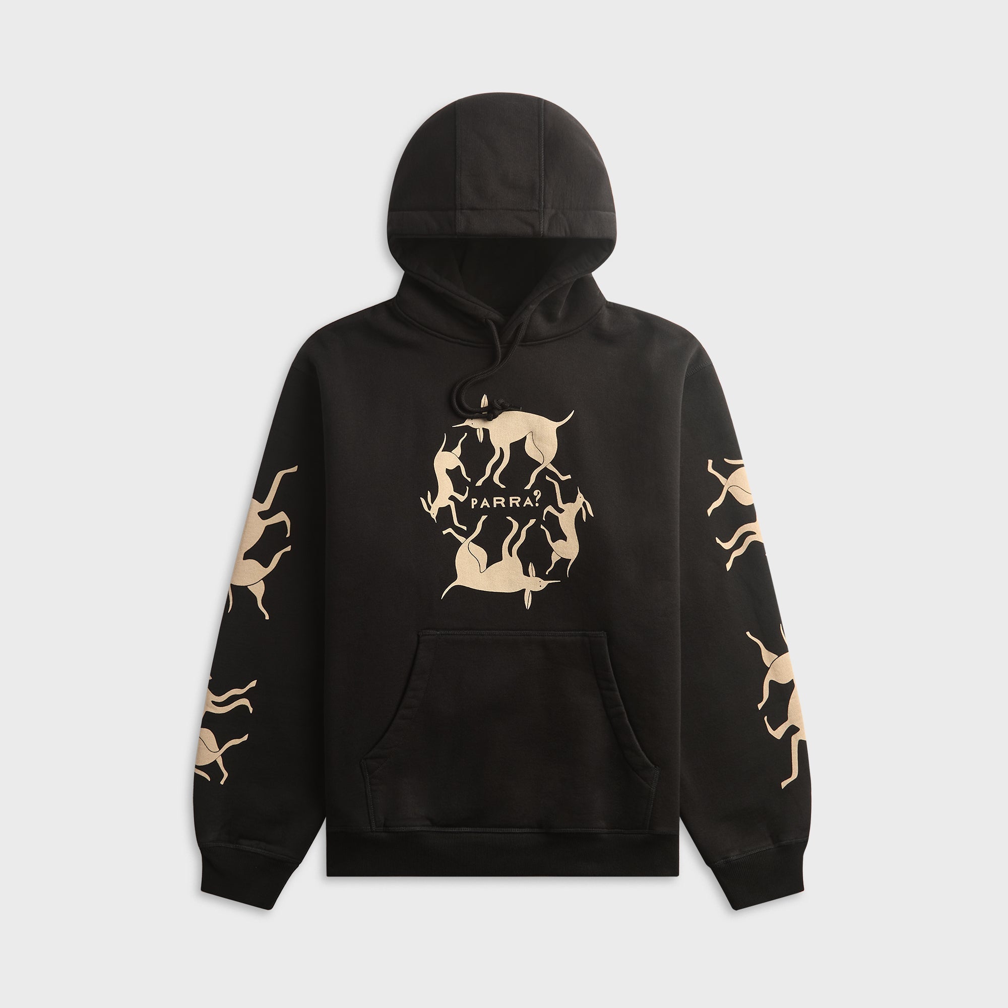8egreedy regista neto13コラボブパーカー by Parra Non Grand Cafe Hooded Sweatshirt - Black – Kith Europe