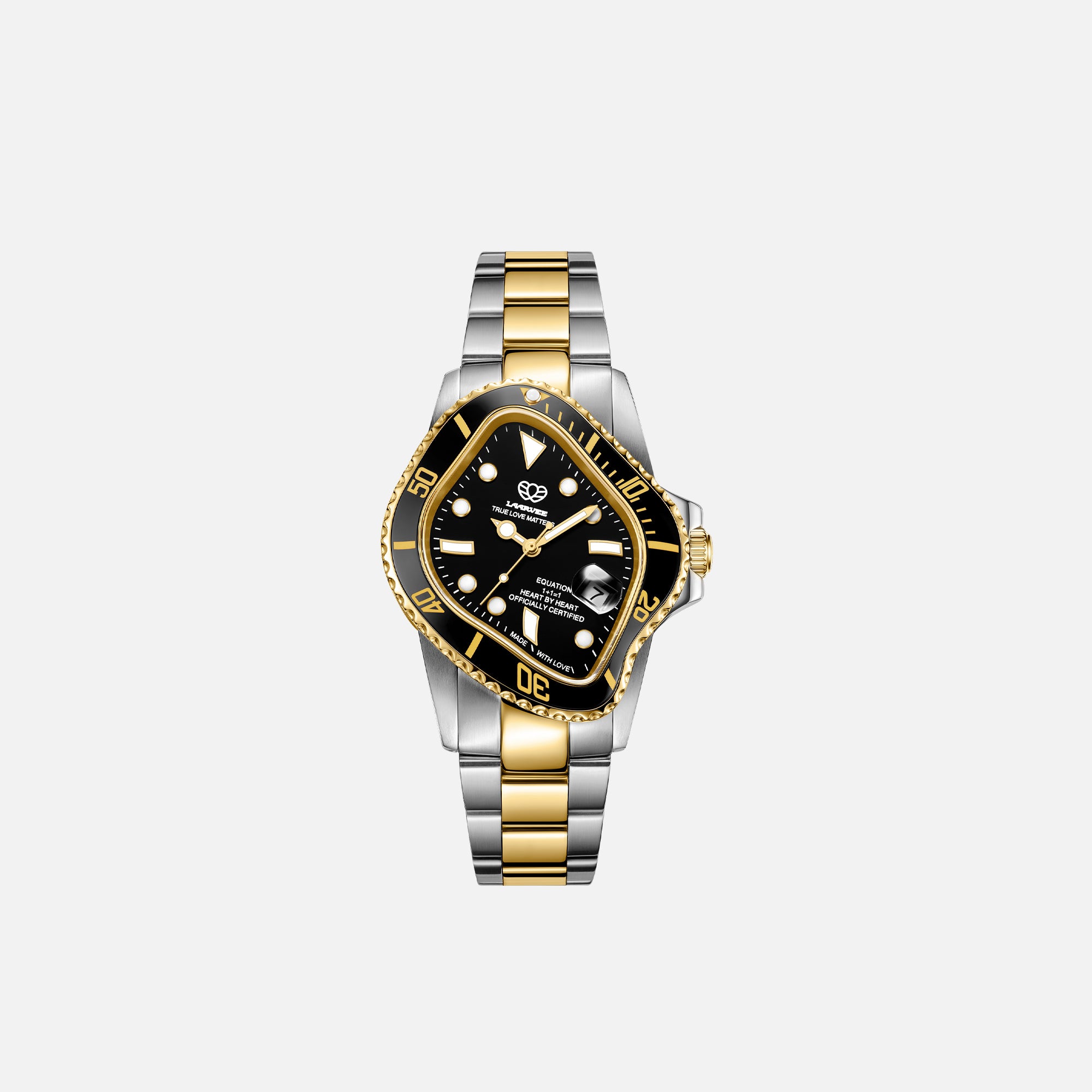 LAARVEE Silver & Golden Precision Steel - Black Bezel / Black Dial – Kith  Europe