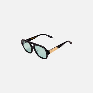 Poppy Lissiman Jimbob Sunglasses - Black Green