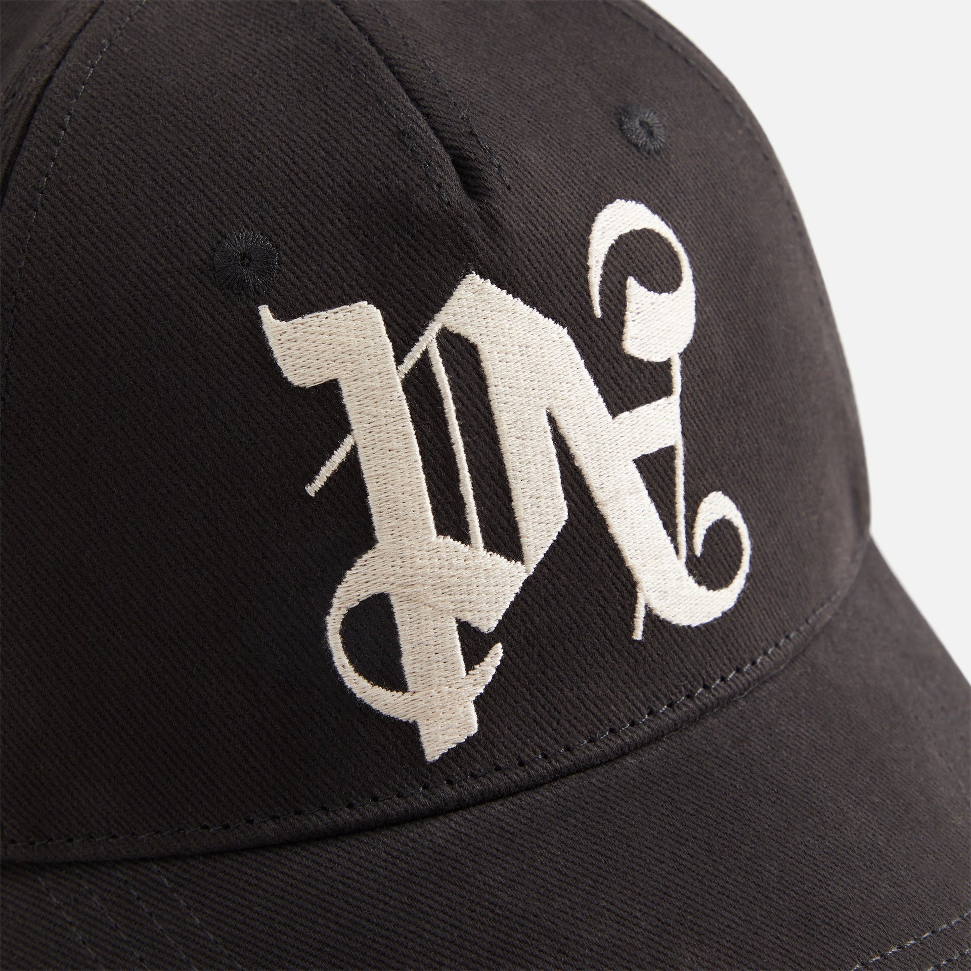 Palm Angels PA Monogram Cap - Black / Off White