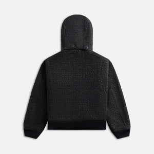 Engineered Garments Ll Jacket Black Crest Flocked Jacquard - Black