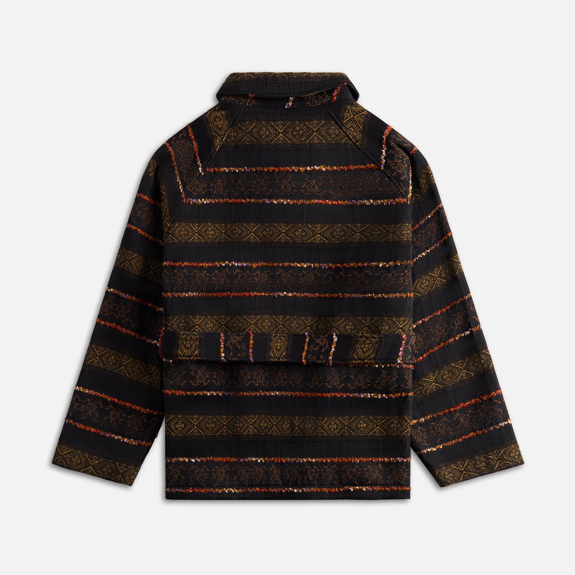 Engineered Garments Ethnic Jacquard Smoking Jacket - Black