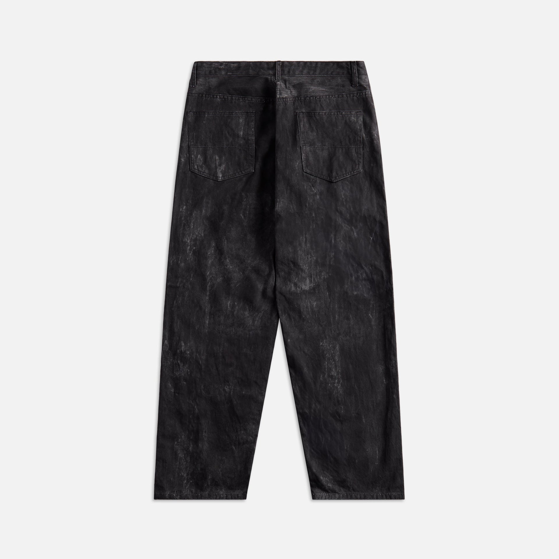 Engineered Garments Rf Jeans Black Cotton Distressed Print - Black