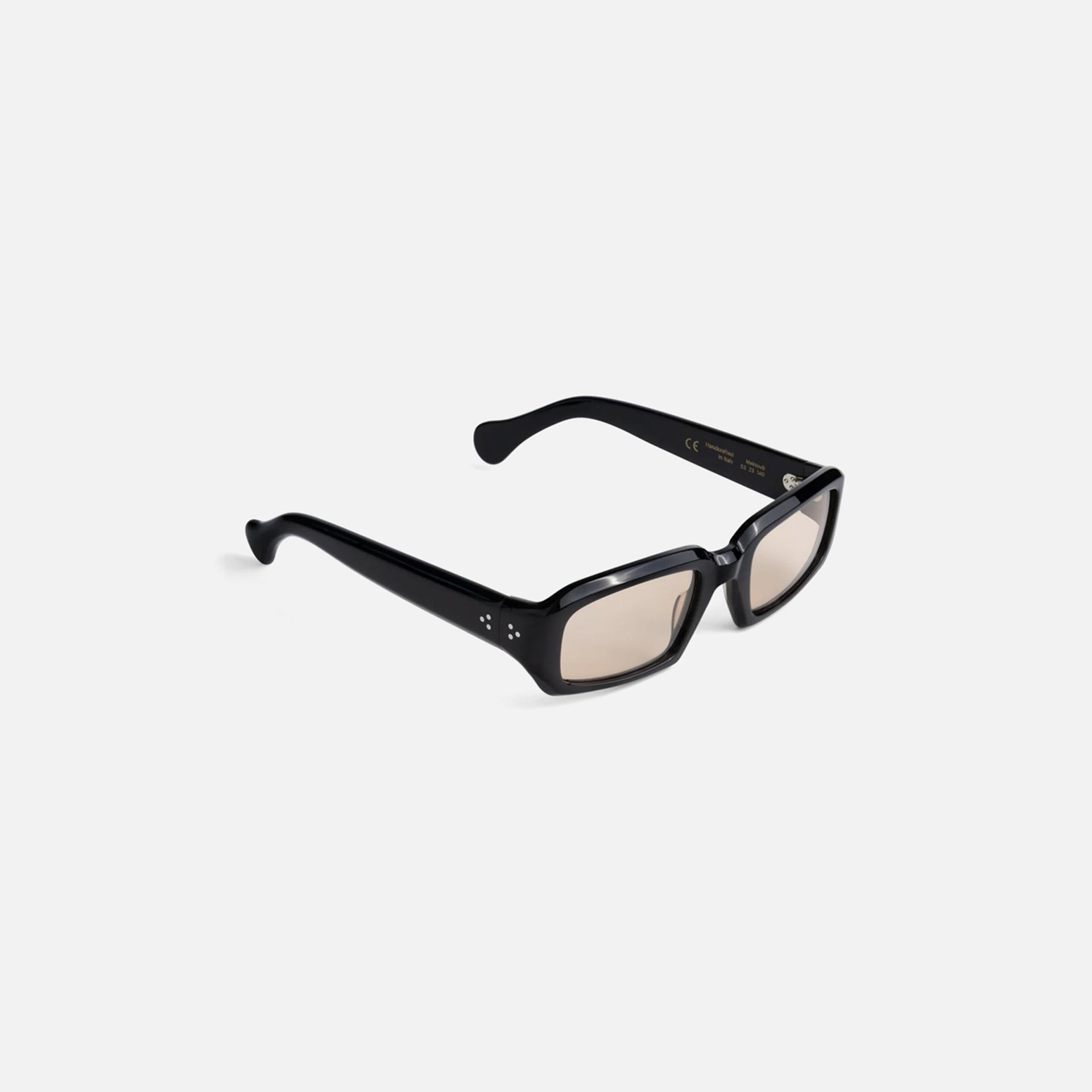 Port Tanger Mektoub Acetate Frames - Black / Amber Lens