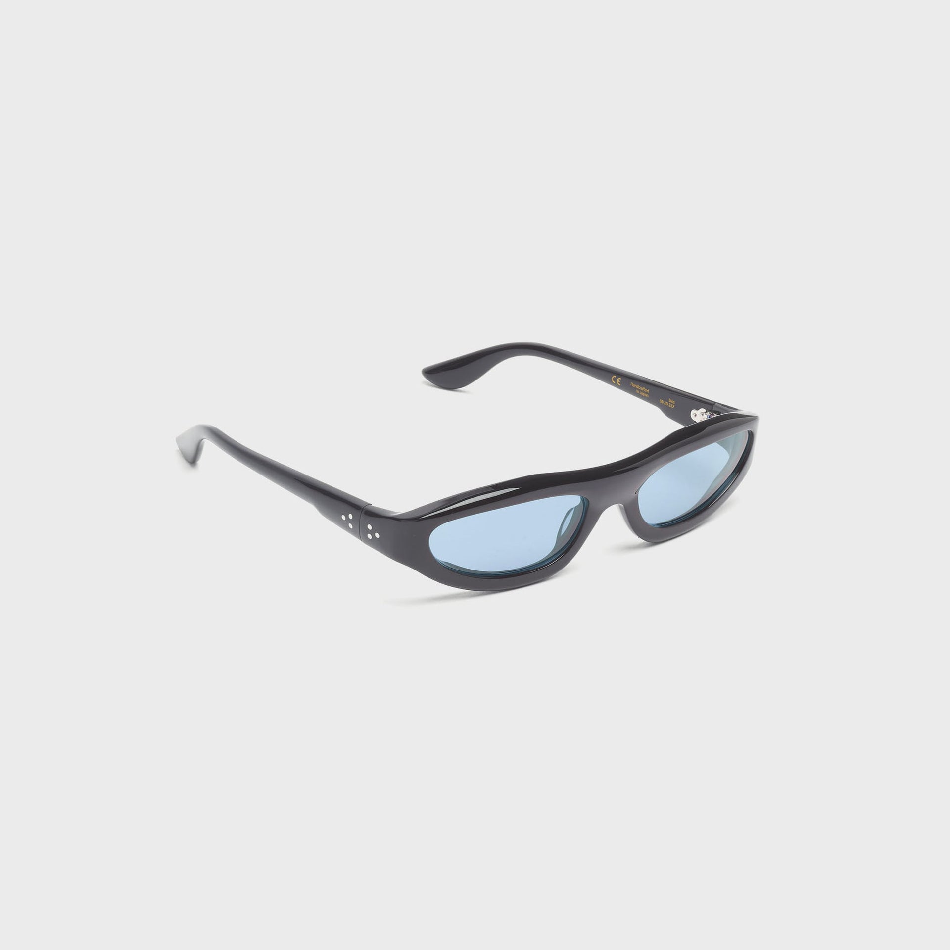 Port Tanger Uns in Black Acetate / Blue Lens