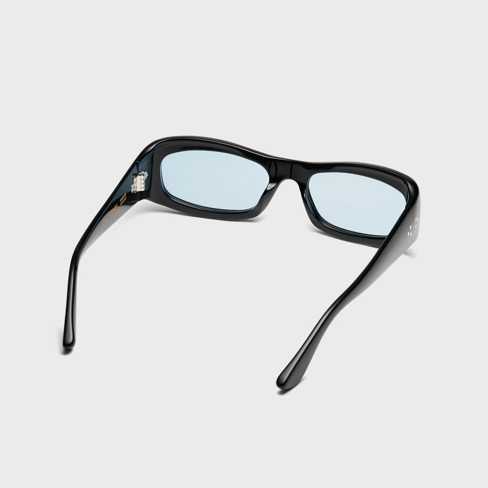 Port Tanger Saudade Sunglasses - Black / Blue Lens