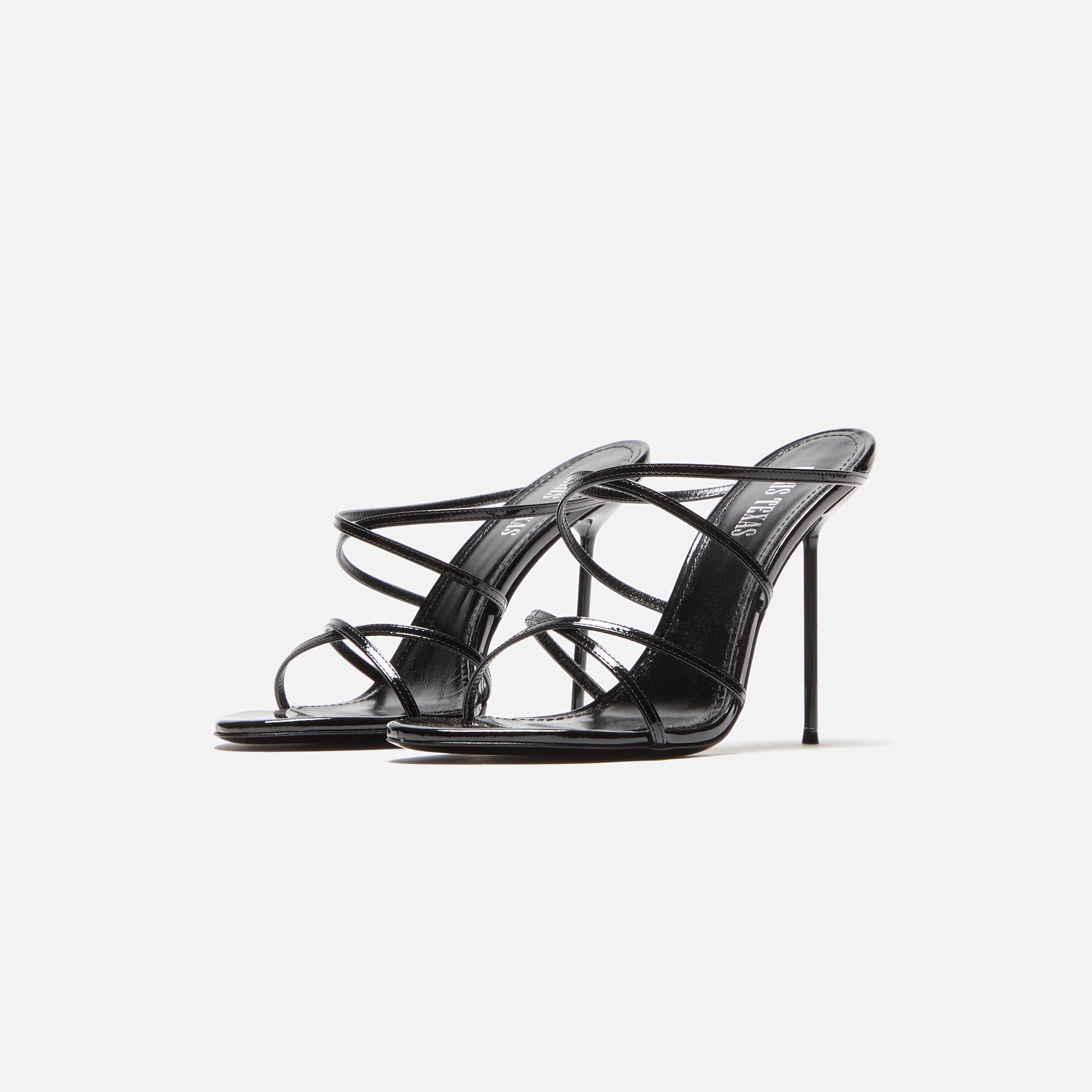 Mule Paris Texas Liz - Noir verni