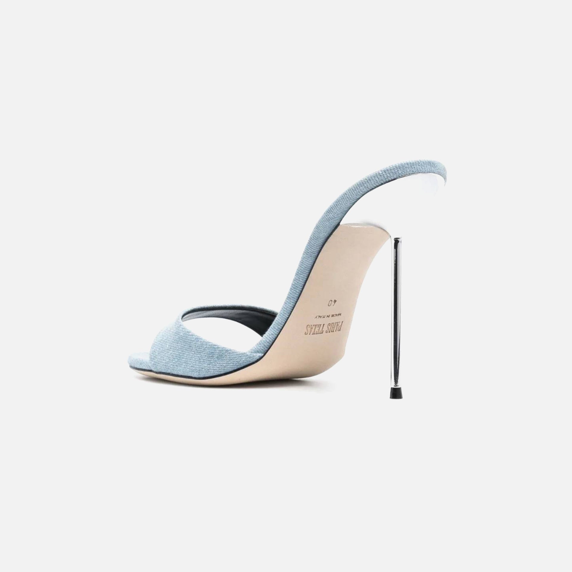 Paris Texas Lidia Mule Denim - Light Blue