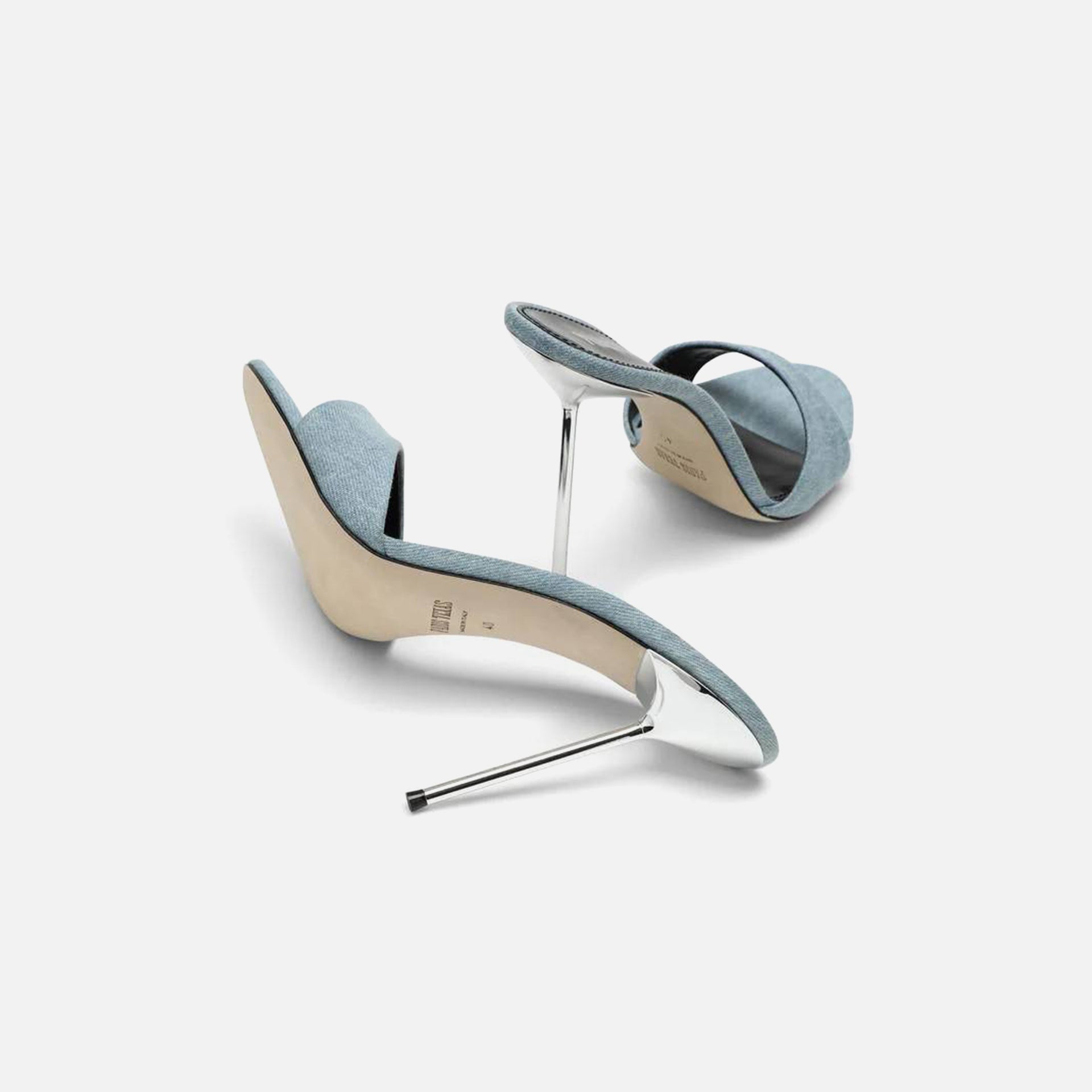 Paris Texas Lidia Mule Denim - Light Blue