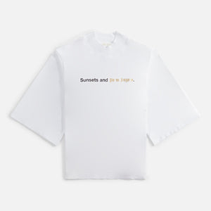 Palm Angels Sunsets Tee - White