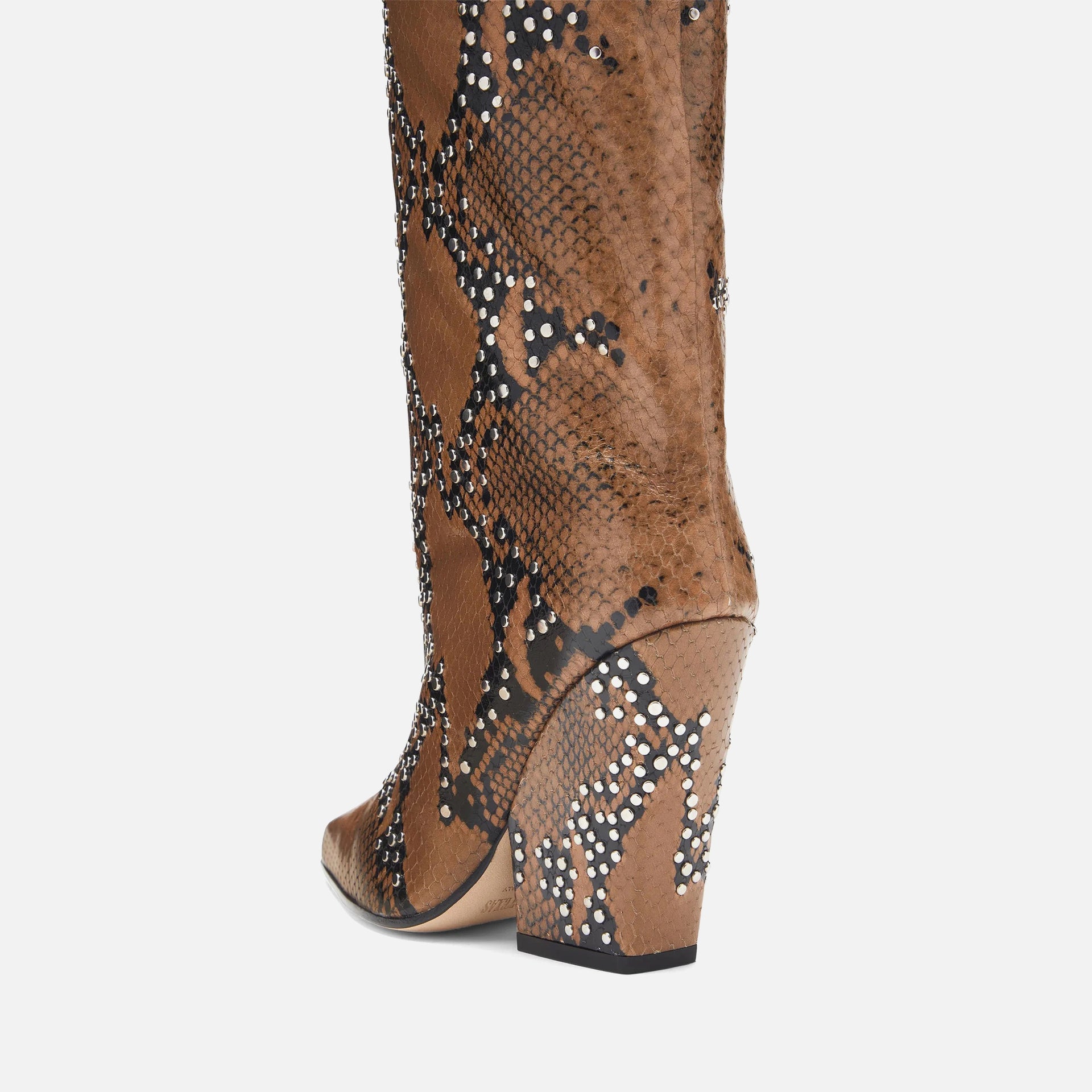 Paris Texas Jane Boot Heel 100 - Printed Python Powder