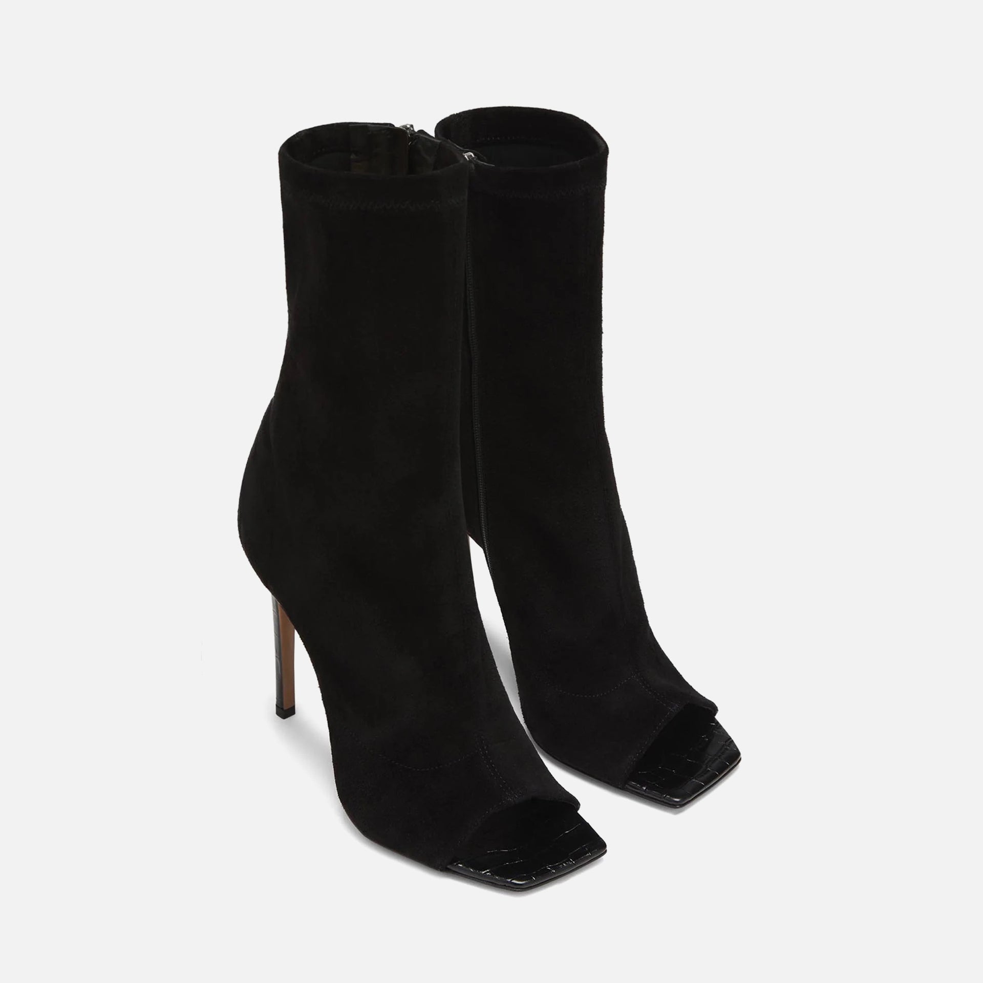 Paris Texas Amanda Ankle Boot Heel - Black