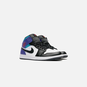 Jordan Air Jordan 1 Mid - White / Black / Concord / True Red