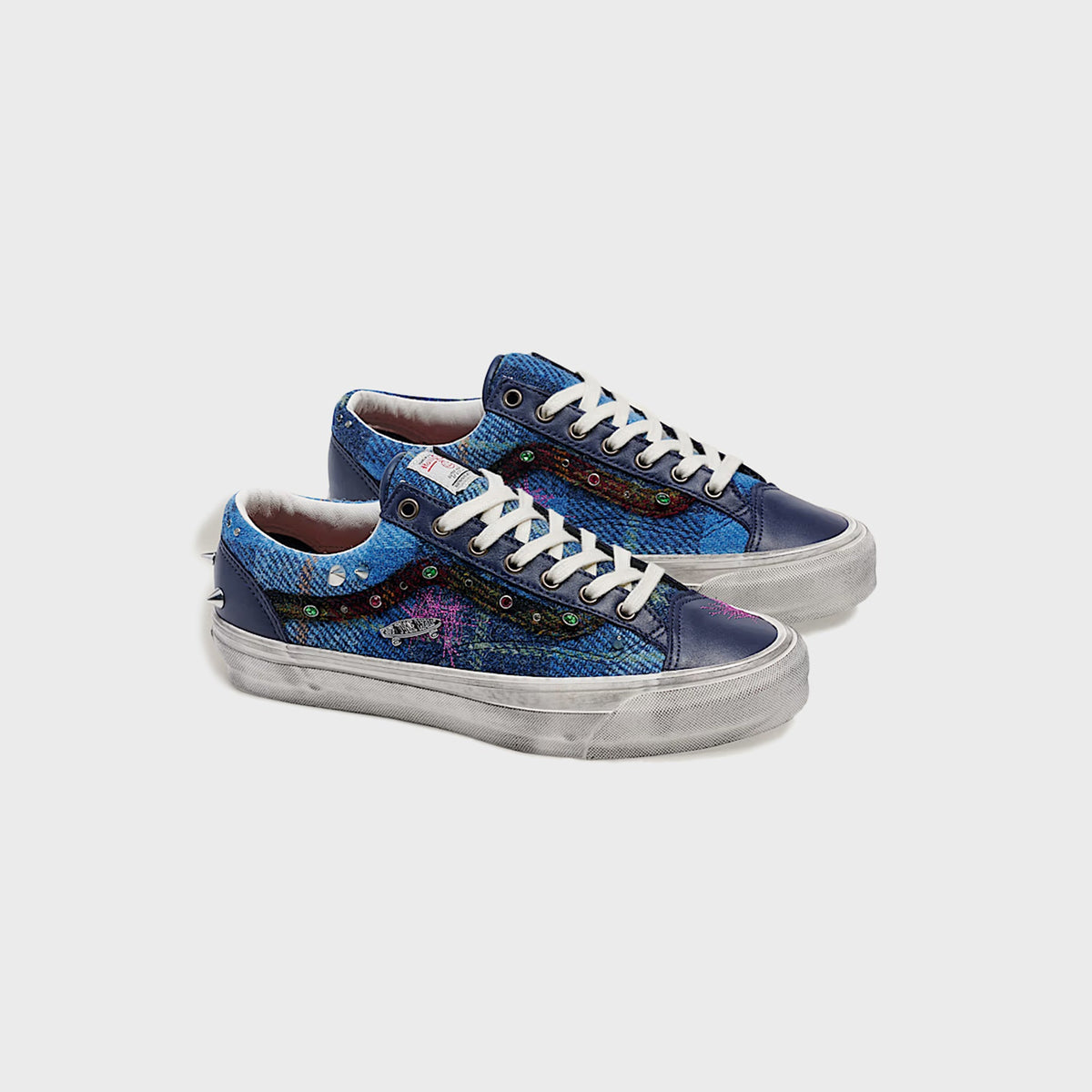 VANS x Harris Tweed® Premium Old Skool 36 - Tweed Navy Blue