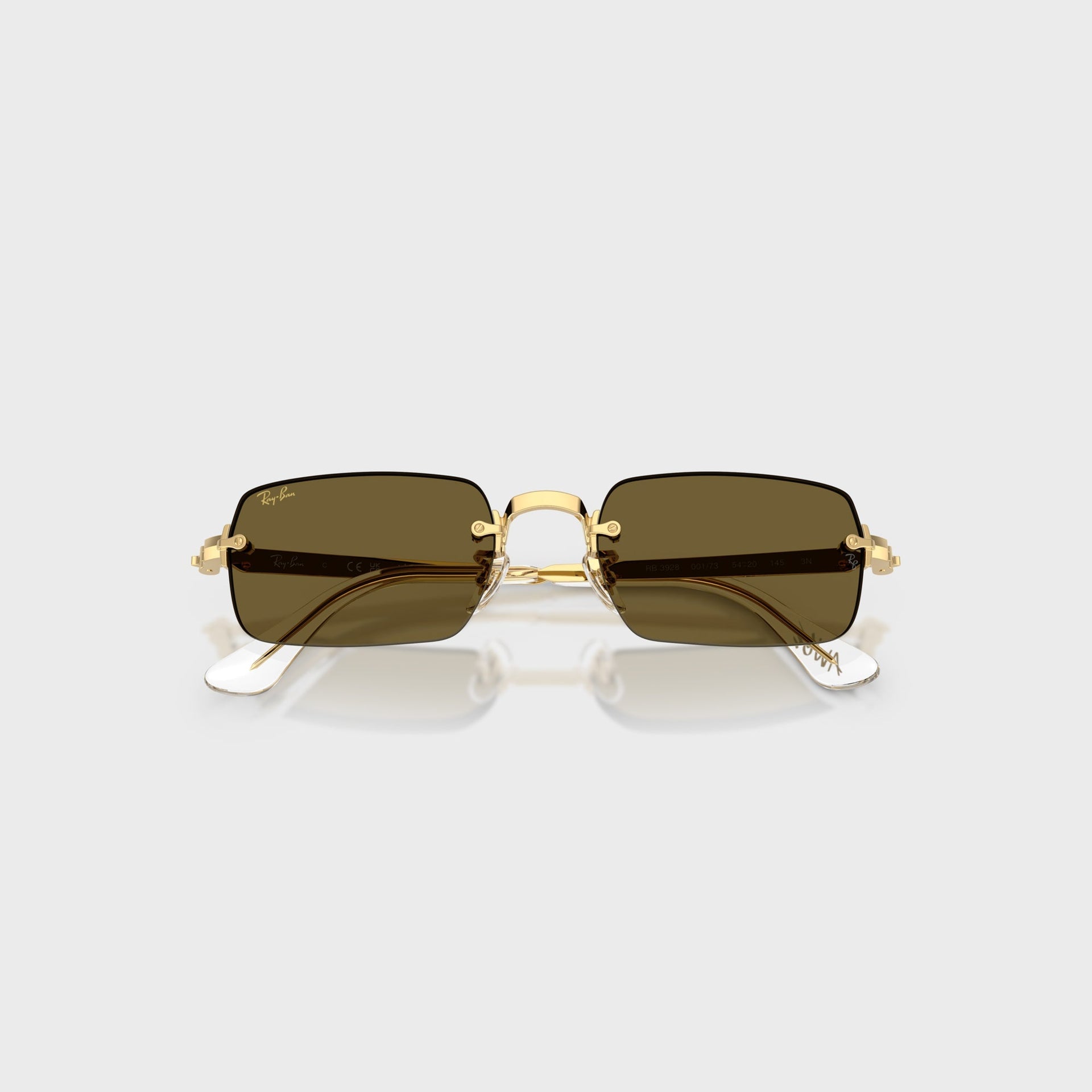 Ray Ban x A$AP ROCKY Rimless Sunglasses - Gold / Brown