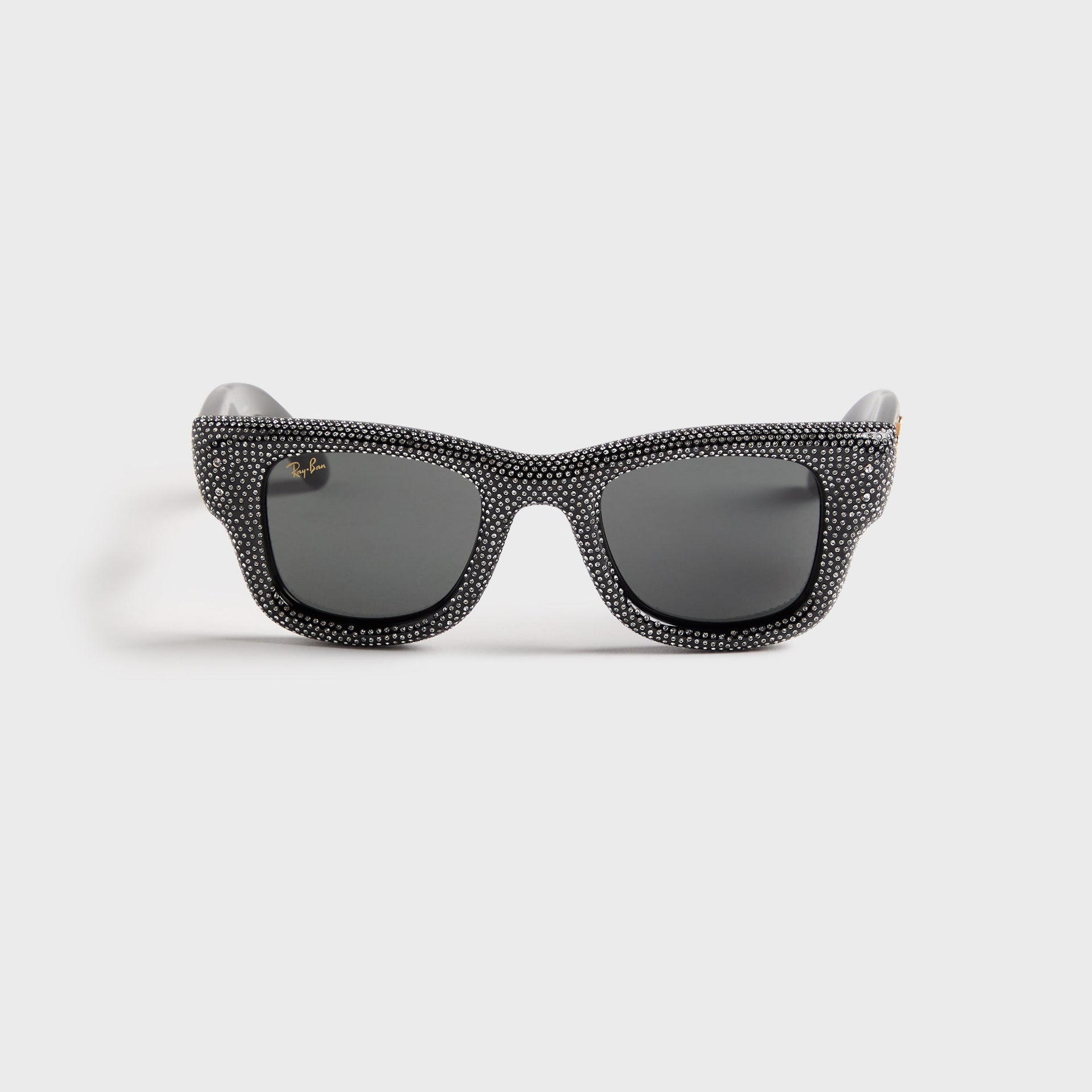 Ray Ban x A$AP Rocky Wayfarer Puffer - Black / Strass Pave / Dark Grey