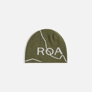 ROA Beanie Logo - Dark Green