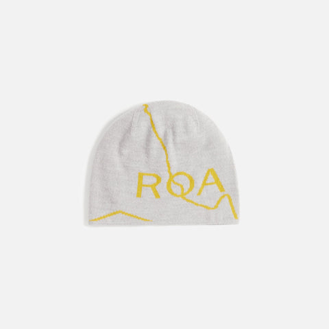 ROA Beanie Logo - Light Grey