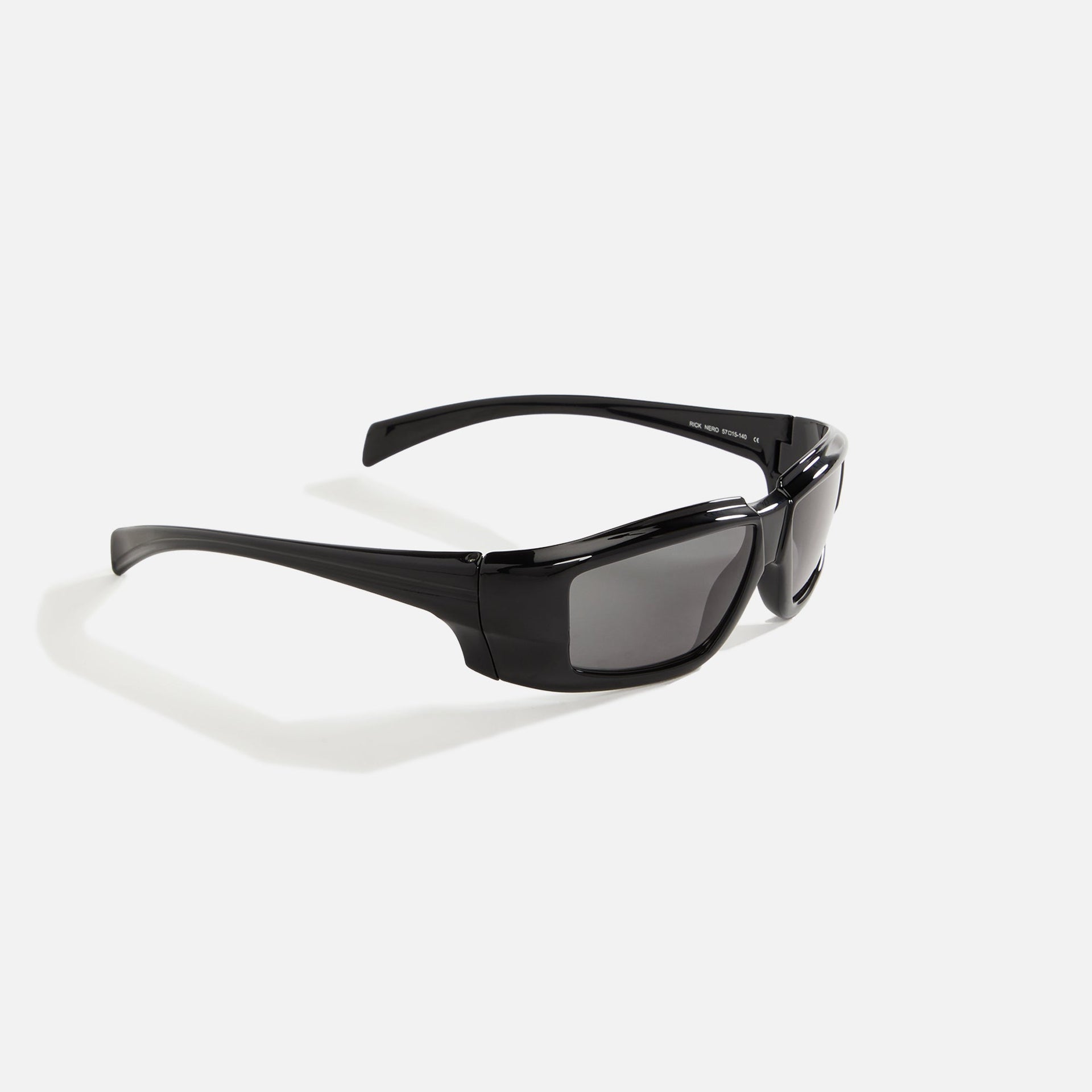 Rick Owens Rick Sunglasses - Black Temple / Black Lens