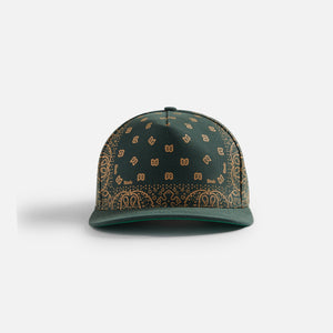 Rhude Bandana Canvas Cap - Green / White