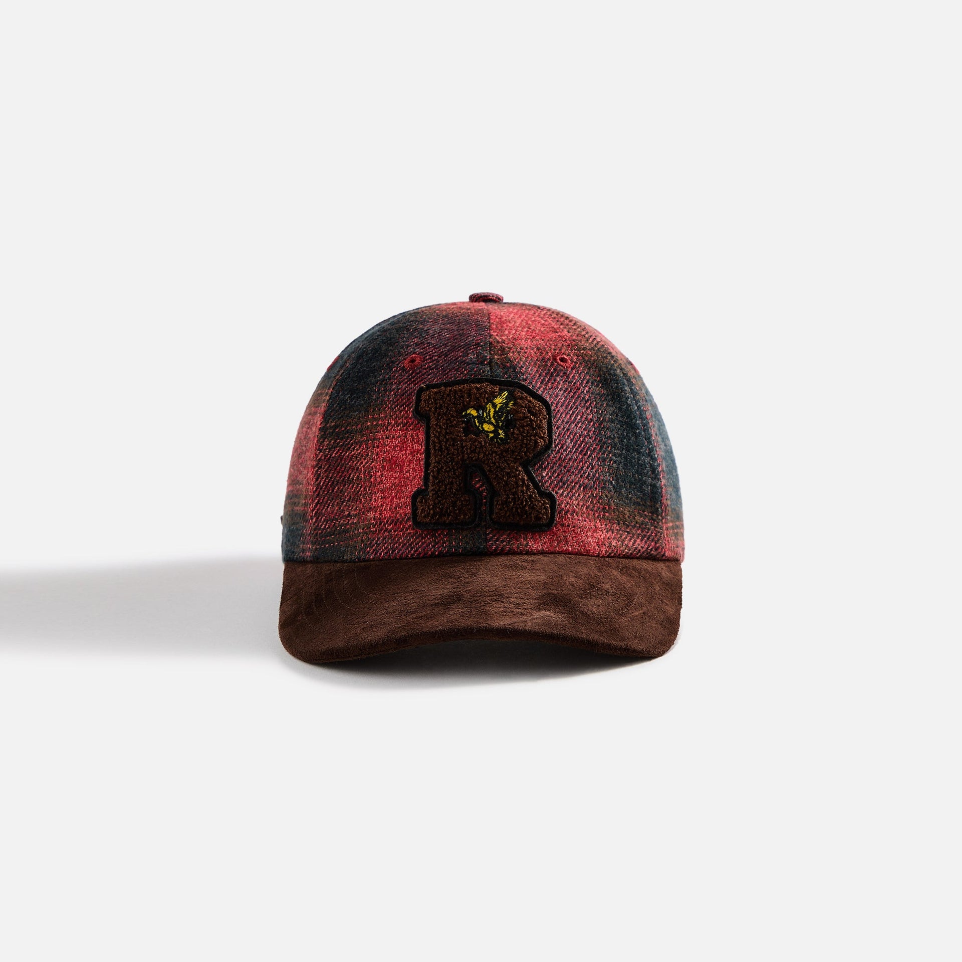 Rhude Flannel R Patch 6-Panel Cap - Multi