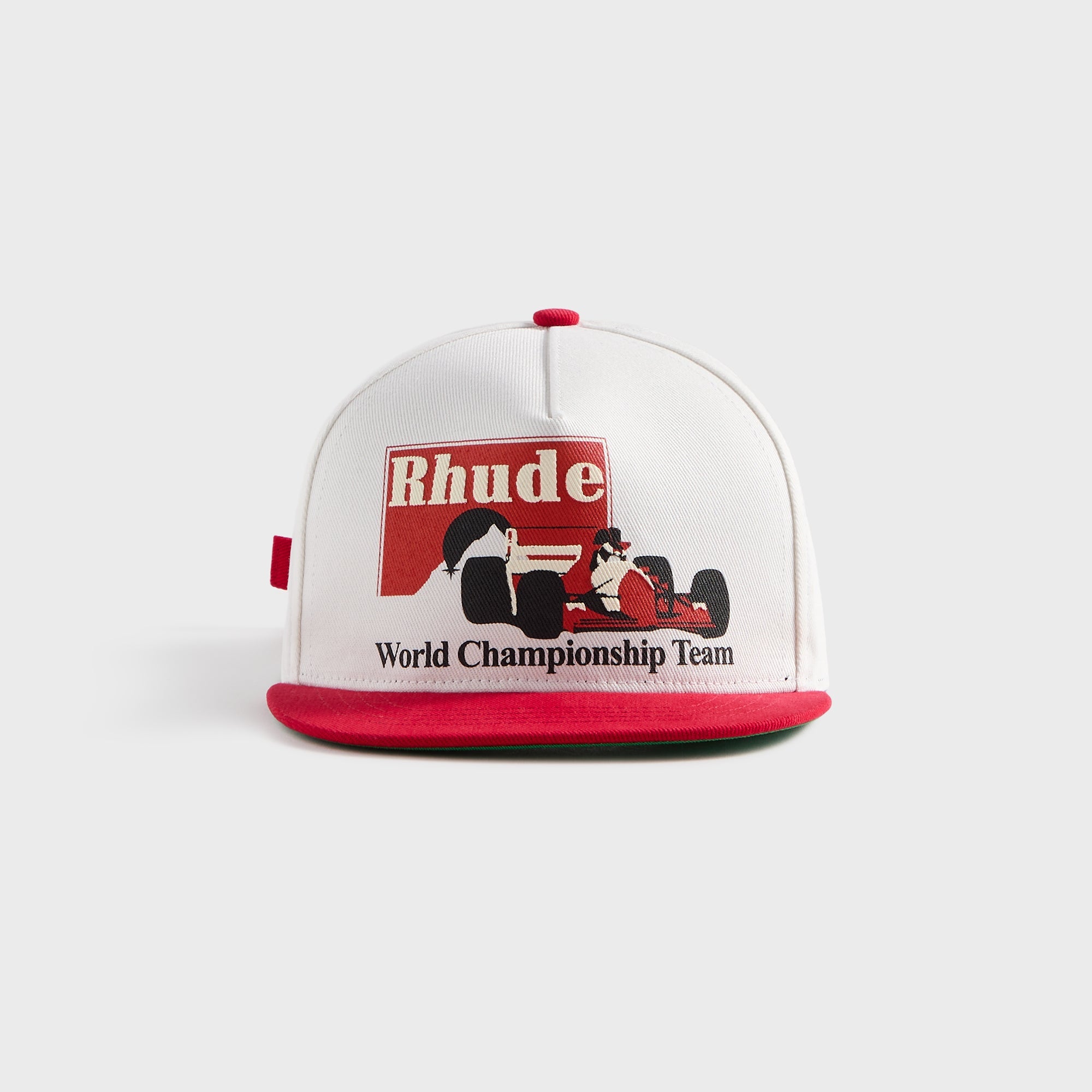 Rhude Racing Cap Rhude Trophy Racing Cap - White / Red – Kith Europe