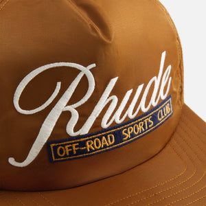 Rhude Sports Club Nylon Hat - Camel