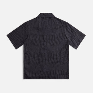 Rhude Rayon Crocodile Shirt - Black