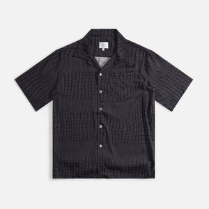Rhude Rayon Crocodile Shirt - Black