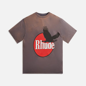 Rhude Eagle Logo Tee - Vintage Grey