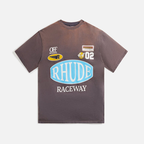 Rhude Raceway Tee - Vintage Grey