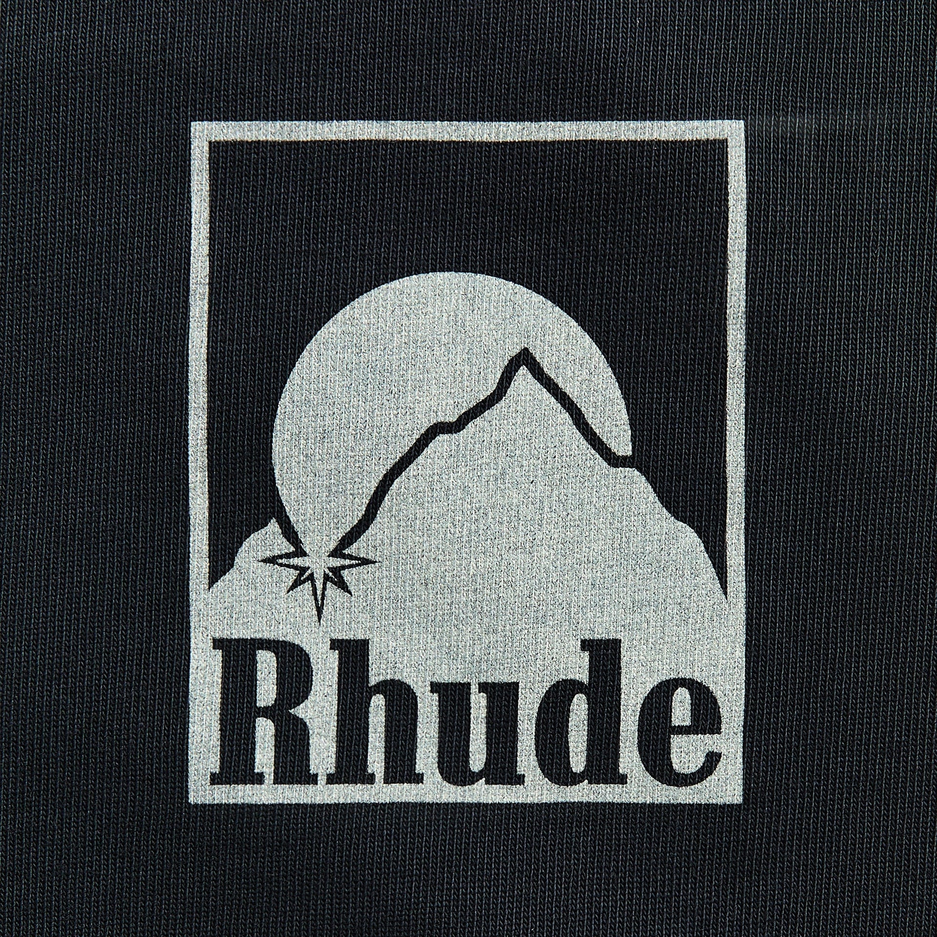 Rhude Moonlight Badge Tee - Vintage Black